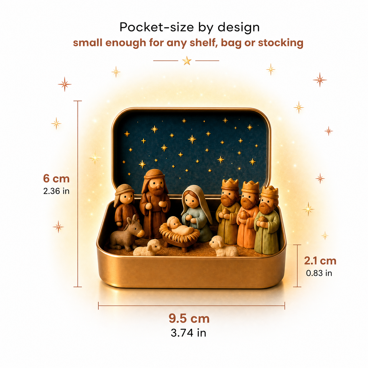 DeoDaily™ Pocket Nativity Set